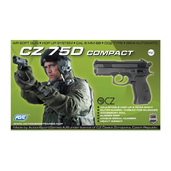 ASG CZ 75D Compact CO2 Fixe 1.6J 