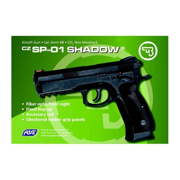 CZ 75 SP-01 Shadow CO2 Fixe 1.6J 