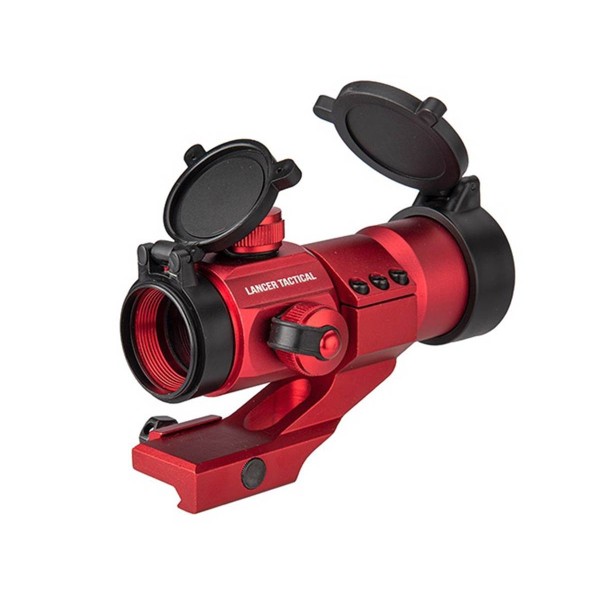 Lancer Tactical CA-445RPoint Rouge/Vert avec Montage Cantilever Rouge 