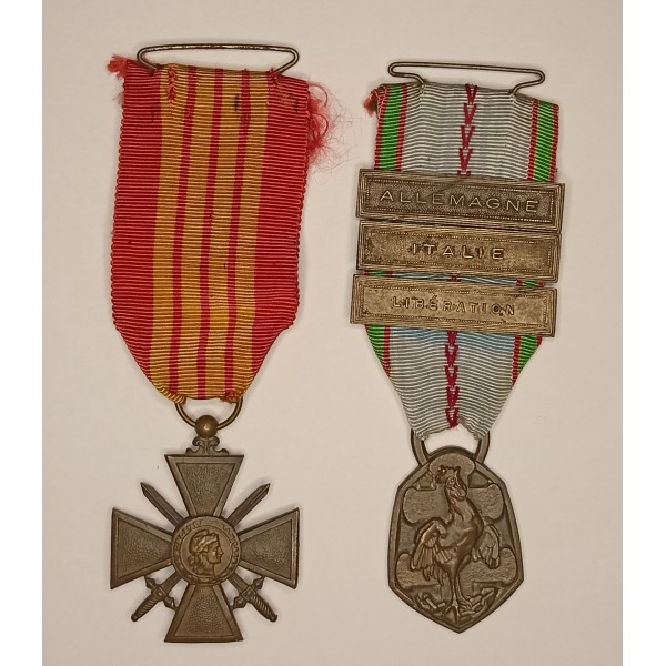 Médailles soldat france libre ww2 39/45