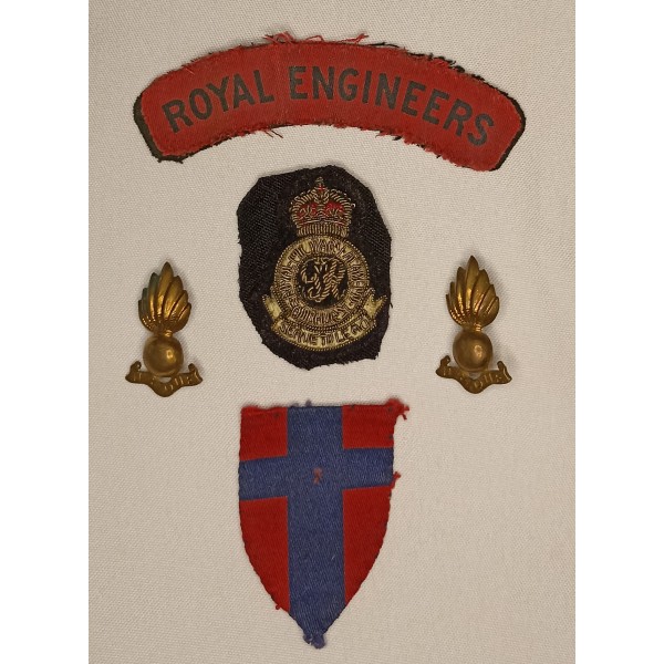 Insignes anglais ww2 royal engineers