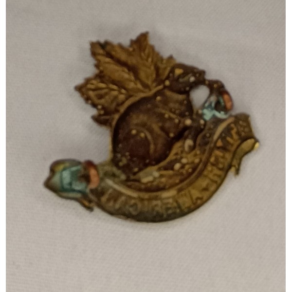 Insigne cap badge canadien régiment british américan ww1