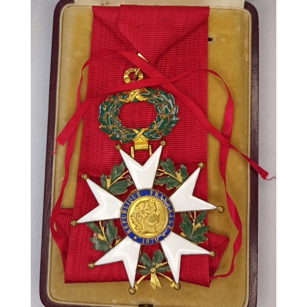 Croix de commandeur de la légion d'honneur iiième rep. 14/18