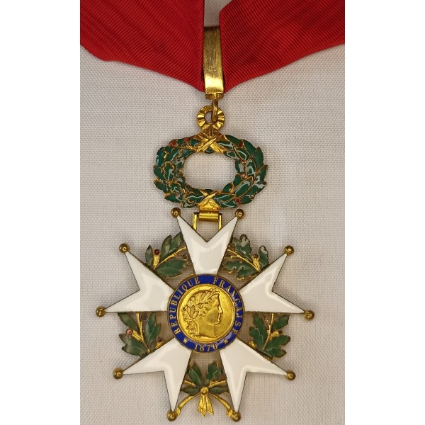 Croix de commandeur de la légion d'honneur iiième rep. 14/18