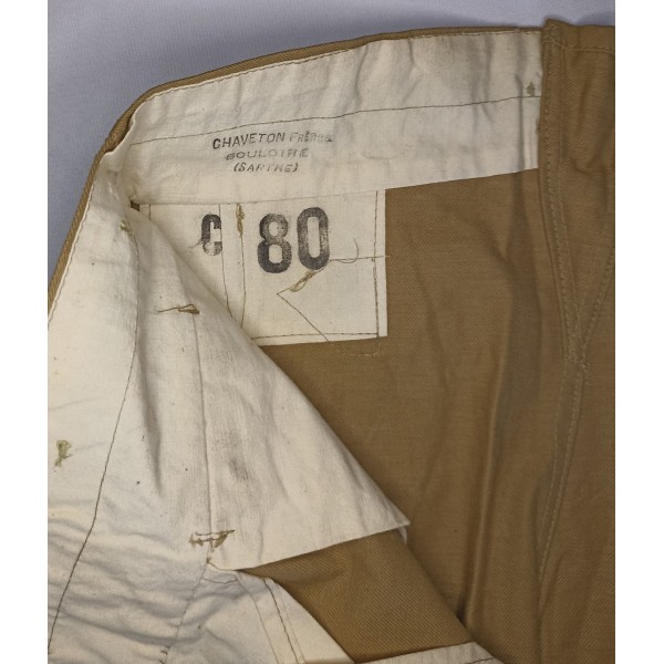 Pantalon culotte toile modèle 1915/27 troupes colonial légion 2gm