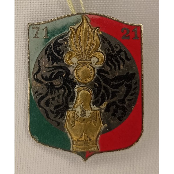 Insigne compagnie 71/21 légion génie indochine