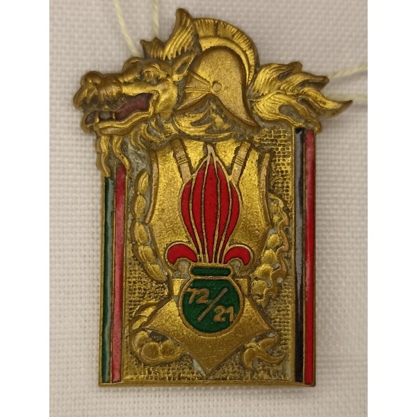 Insigne compagnie 72/21 légion génie indochine