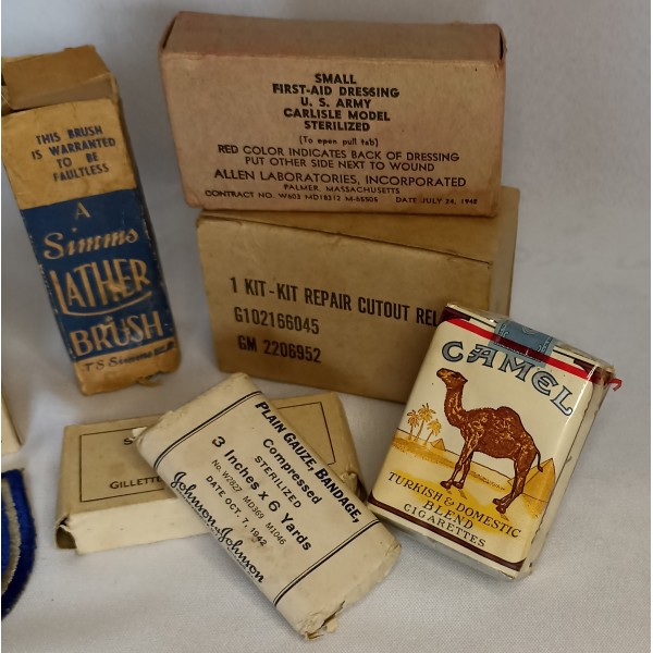 Lot US ARMY petit équipement du Gi's WW2