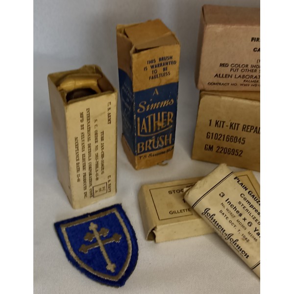 Lot US ARMY petit équipement du Gi's WW2
