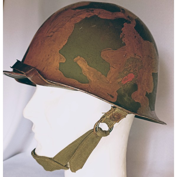 Casque model 51 camouflé modifier parachutiste tap