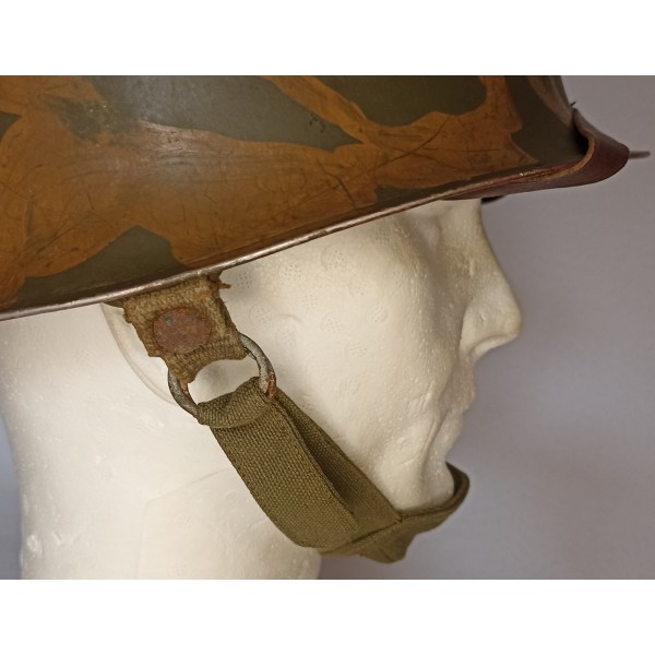 Casque model 51 camouflé modifier parachutiste tap