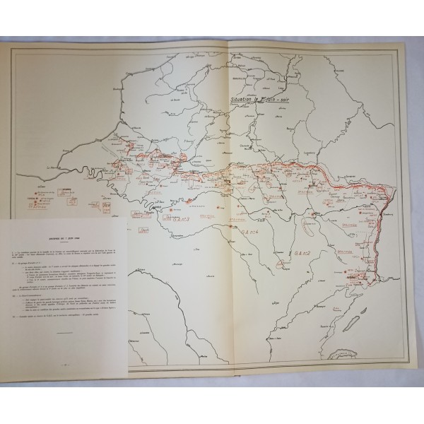 Campagne de france 1939/1940 cartes de situations journalière