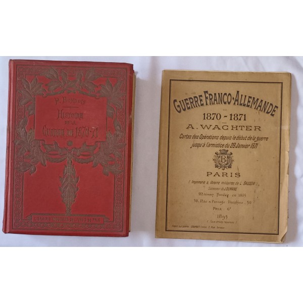 Livre + cartes guerre franco allemande 1870/1871