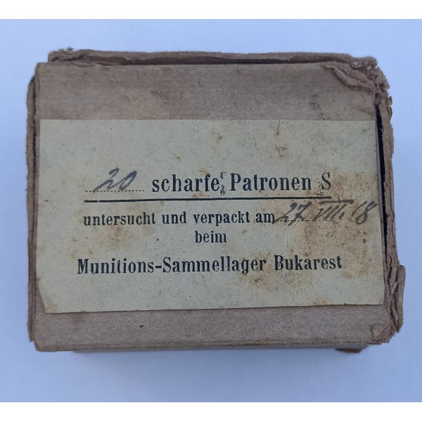 Boite vide munitions allemande 14/18 ww1