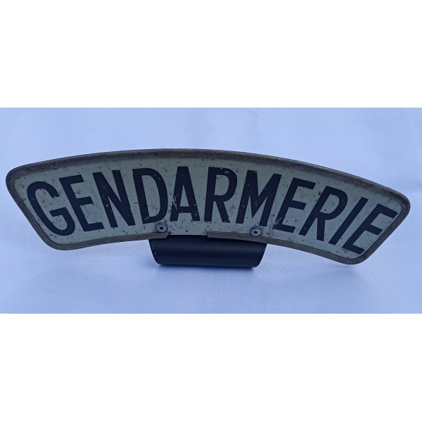 Plaque de moto gendarmerie années 50/60