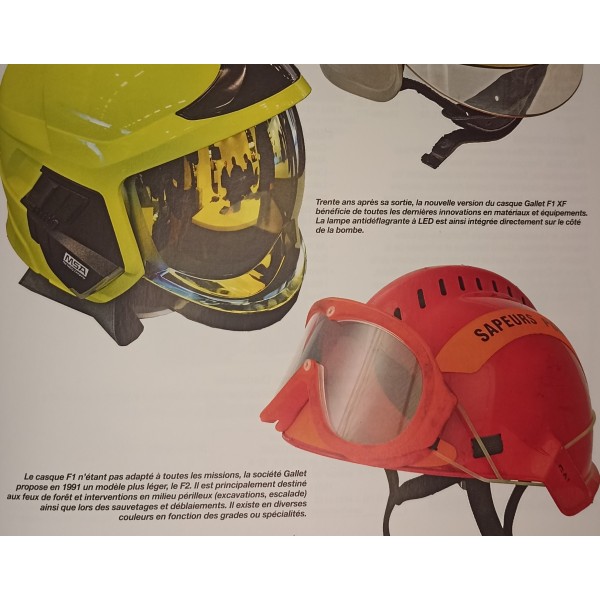 Casque pompier f2 feux de forêt