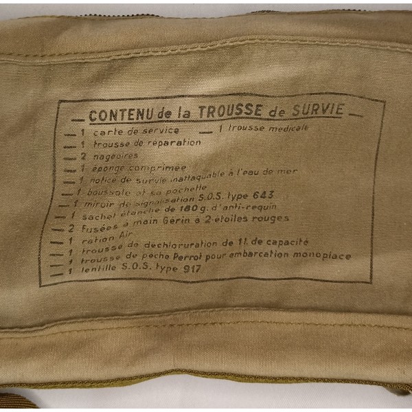 Trousse de survie model aviation (vide)