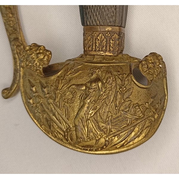 Garniture épée de court officier xixème siècle