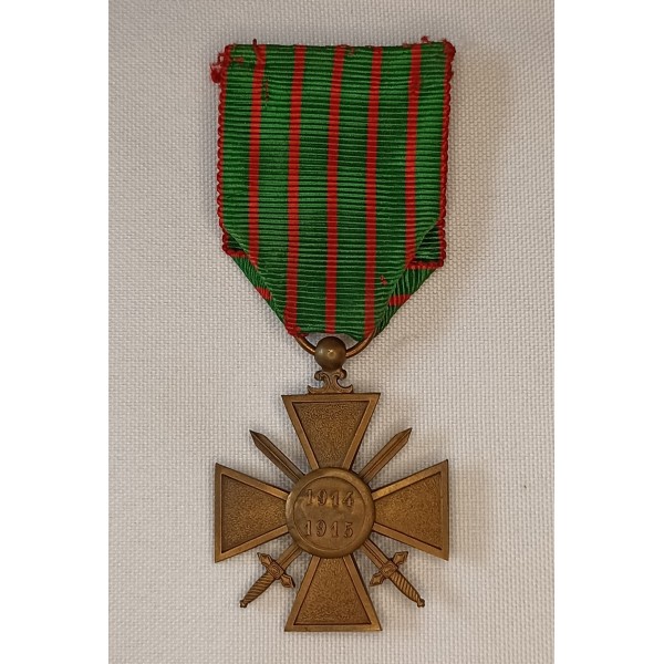 Médaille croix de guerre 1914/1915 trois citations