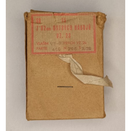 Boite vide munitions mauser 7,92 collection ww2