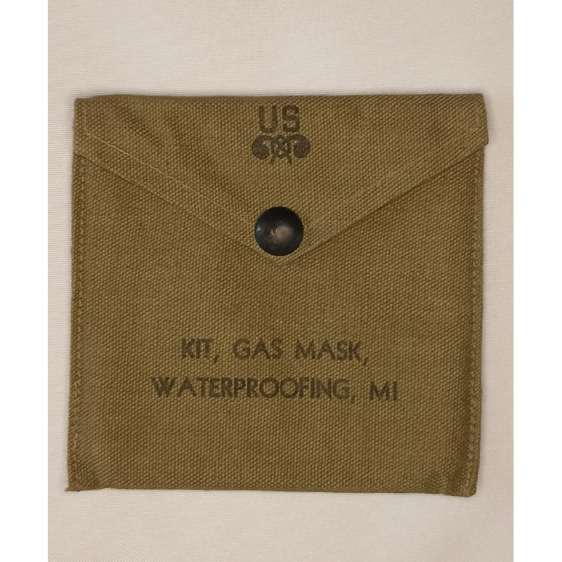 Pochette vide US ARMY entretien Gas Mask WW2