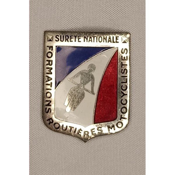 Insigne formation routière motocycliste sureté nationale