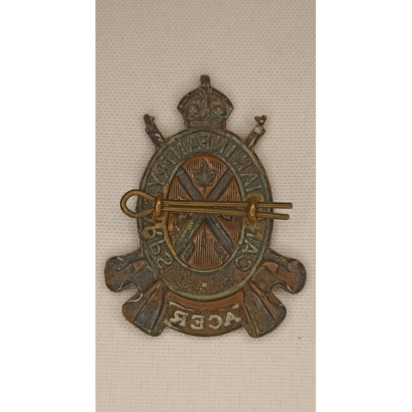 Cap badge infantery corps canada ww2