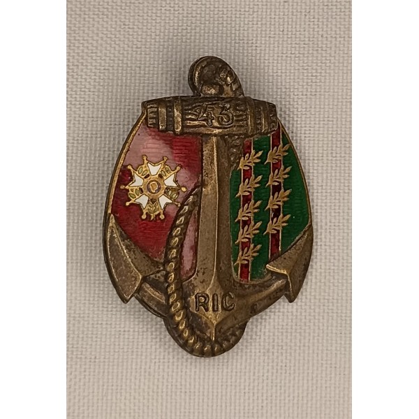 Insigne du 43ème régiment infanterie colonial indochine