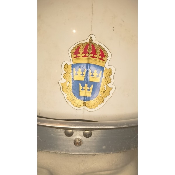 Casque mo police suédoise 70/80 vintage