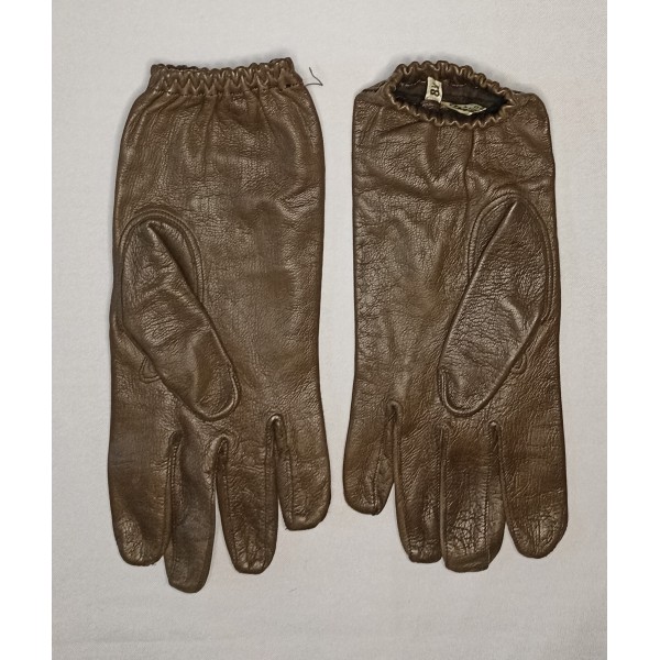 Gants cuir + sous gant aviation pilote