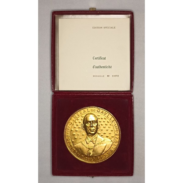 Médaille commémorative de gaulle laboisserie