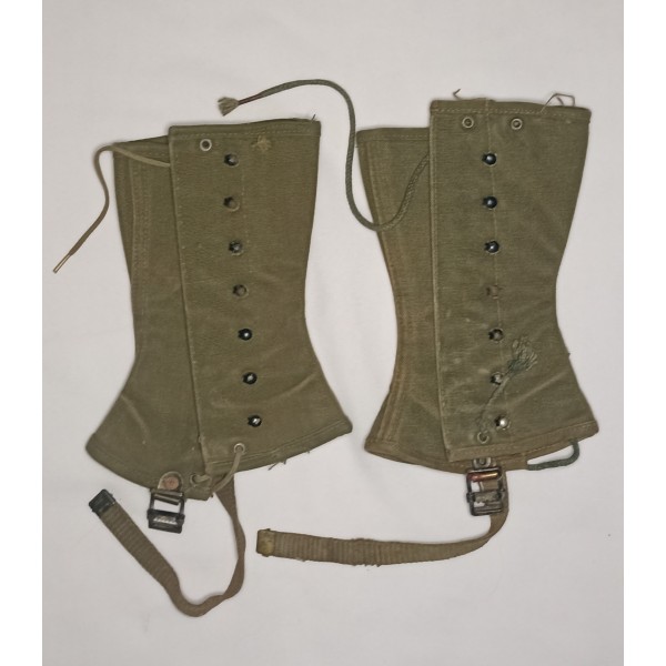 Guêtres courtes leggins us m-38 r2 od 1944 ww2