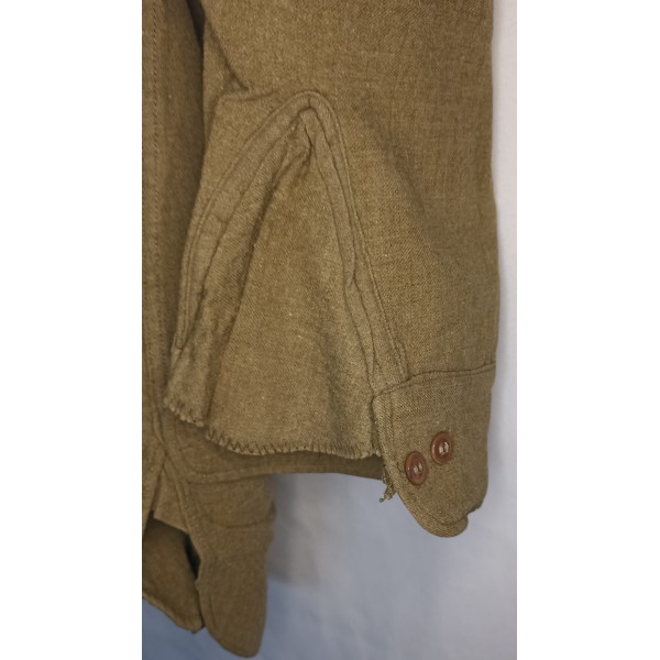 Chemise moutarde troupe us army m-34 anti gaz original ww2