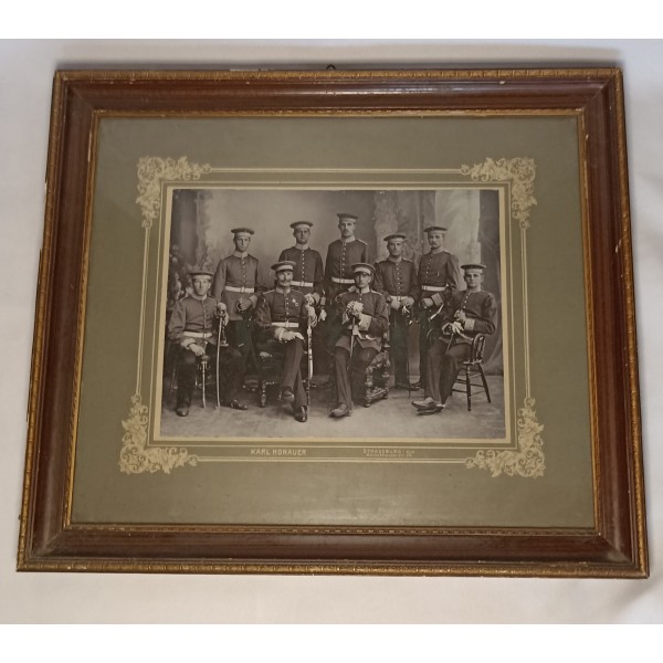 Cadre photo cavalerie allemande 14/18 ww1 strasbourg