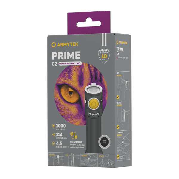 Armytek Prime C2 Magnet USB White 