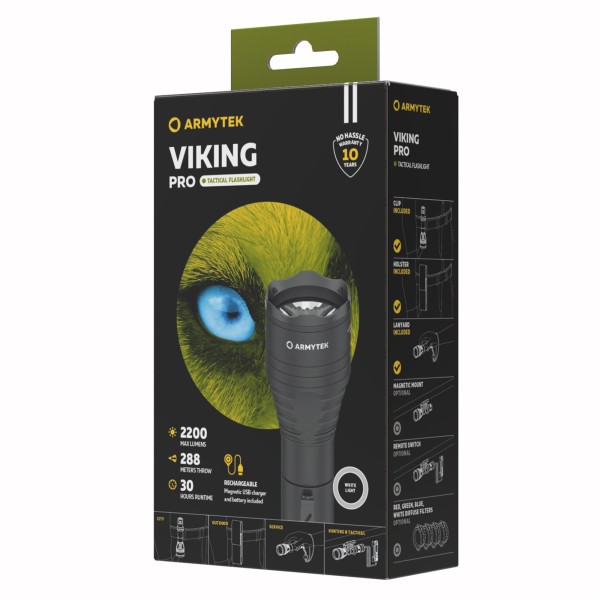 Armytek Viking Pro Magnet USB White 