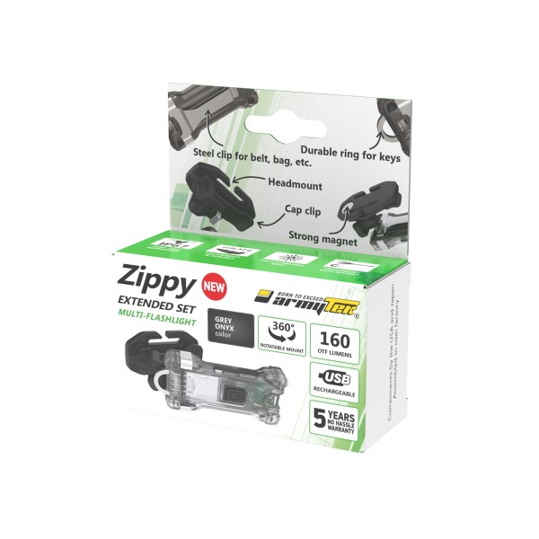 Armytek Zippy Extended Set Grey 