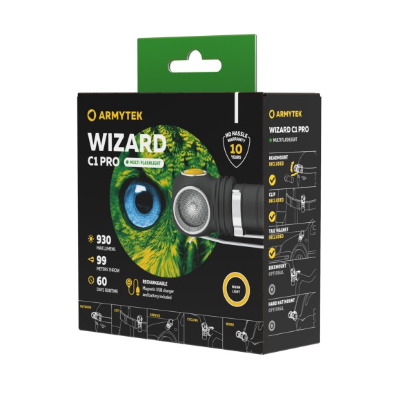 Armytek Wizard C1 Pro Magnet USB Warm 