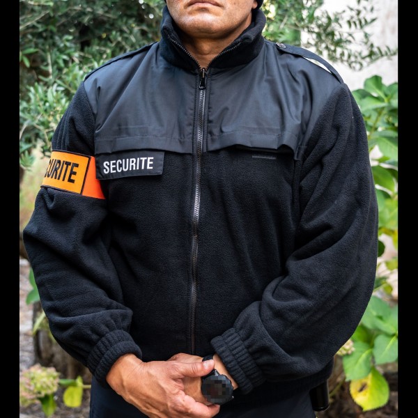 BLOUSON POLAIRE SECURITE NOIR 