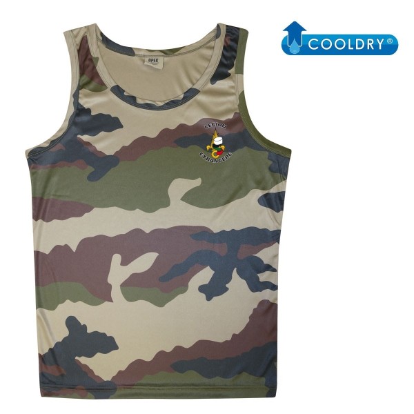 DEBARDEUR COOLDRY CAMO CE SERIGRAPHIE LEGION 