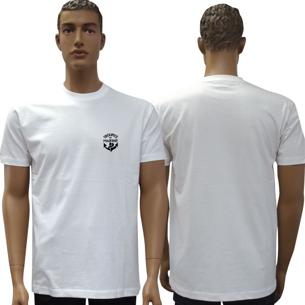 TEE SHIRT BLANC MC IMPRIME TDM 