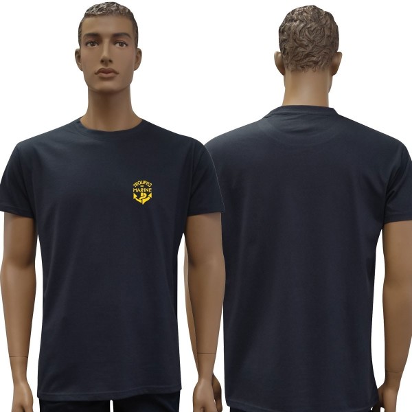 TEE SHIRT MARINE MC IMPRIME TDM 