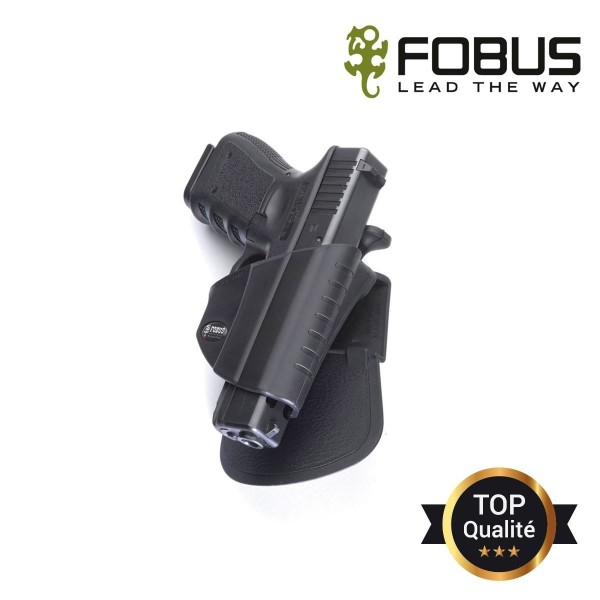 Holster rigide polymere pour Glock retention active pression pouce 