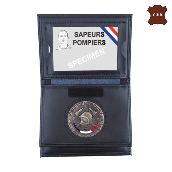 PORTE-CARTES SAPEUR POMPIER 3 VOLETS 