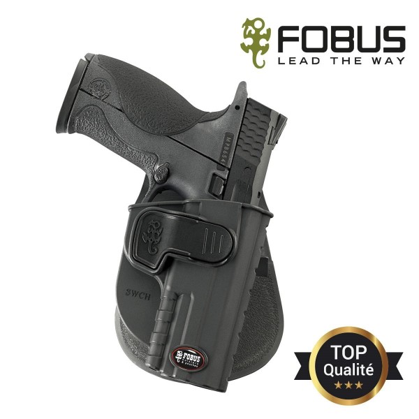 Holster rigide polymère pour pour Smith & Wesson  MP9 paddle rotatif 