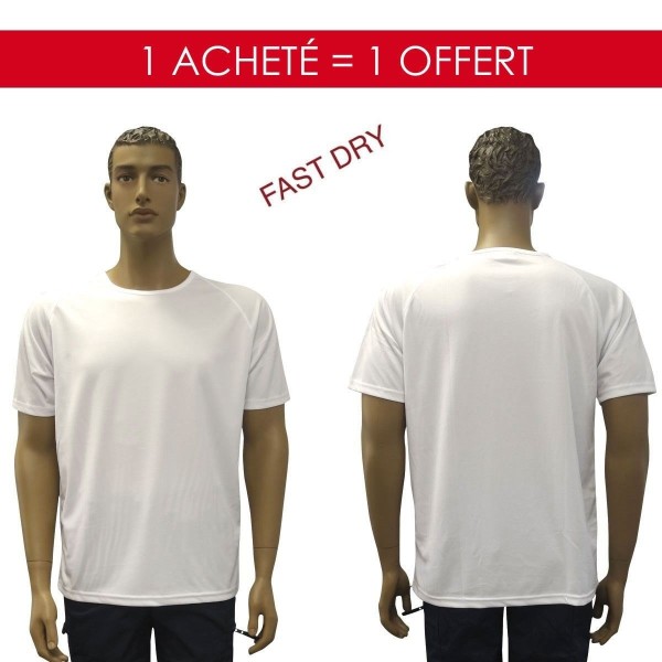 1 acheté 1 offert Tshirt félin blanc 