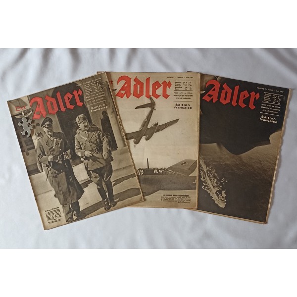 Magasines der adler originaux ww2 lot 1