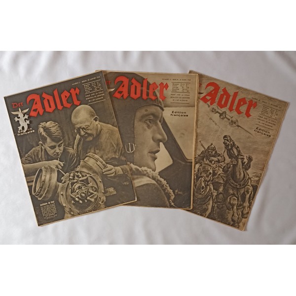 Magasines der adler originaux ww2 lot 3