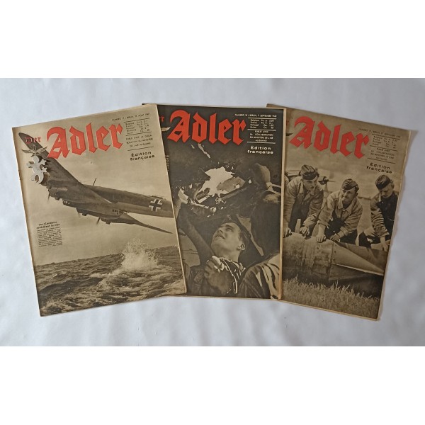 Magasines der adler originaux ww2 lot 5