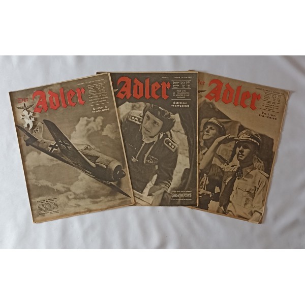 Magasines der adler originaux ww2 lot 7